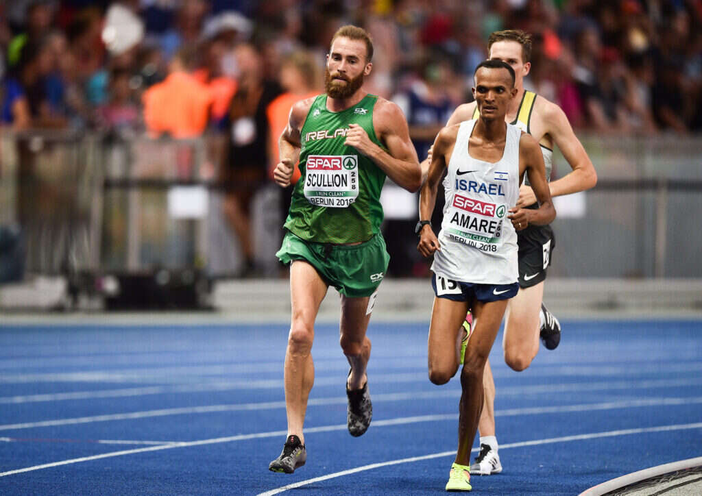 התחלה בלי נעליים. אמרה באליפות אירופה, ברלין 2018. | גטי אימג'ס