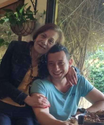 סרן איליי אלישע לוגסי הי"ד ואימו סמדר. | מטעם עיריית קיריית שמונה