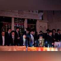 טקס סיום כהונתם של הרבנים הראשיים לישראל ביום ראשון בירושלים. בשורה התחתונה מימין: הרבנים הראשיים דוד לאו ויצחק יוסף. | אריאל אוחנה