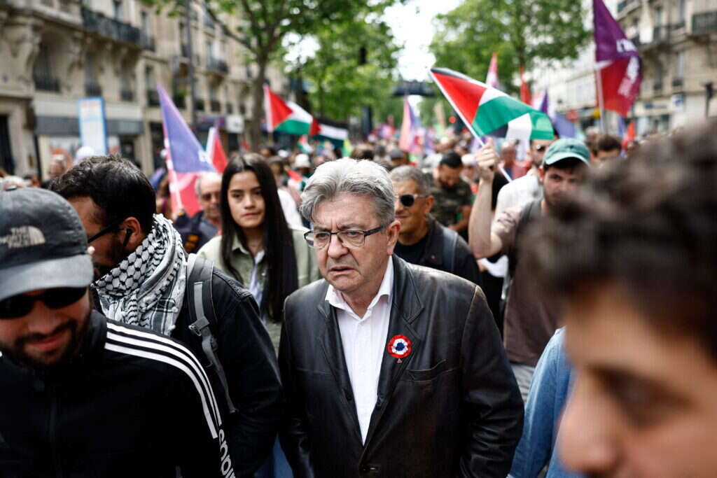 בעבר עלו כלפיו טענות על אנטישמיות. ז'אן לוק מלנשון. | אי.אף.פי בעבר עלו כלפיו טענות על אנטישמיות. ז'אן לוק מלנשון. | אי.אף.פי