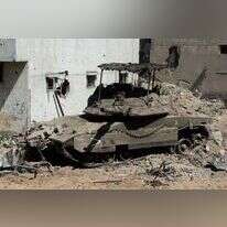 טנק צה"ל בשכונת שג'עאיה בעזה. | דובר צה"ל