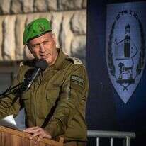 אלוף פיקוד מרכז היוצא יהודה פוקס, בנאומו. | אורן בן חקון, פלאש 90 אלוף פיקוד מרכז היוצא יהודה פוקס, בנאומו. | אורן בן חקון, פלאש 90