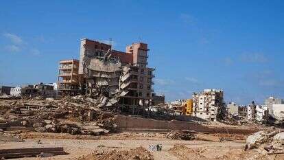 נזקי מלחמת האזרחים בלוב. | שאטרסטוק