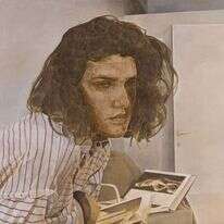 .בלי שמץ כישורי חיים ואפס ביטחון עצמי. יוסי מרק, "מודי בלוז", שמן על קנבס, 2021. | סטודיו שוקי קוק, באדיבות האמן וגלריה שלוש