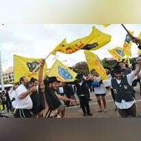 חסידי חב"ד בכיכר רבין בתל־אביב, 2018. | יהודה חיים, פלאש 90