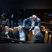 לכולם נמאס. נתניהו, דרעי, בן גביר ויריב לוין. | יונתן זינדל, פלאש 90