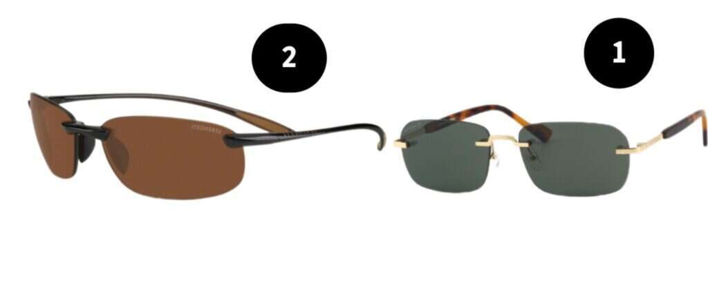 1) משקפיים של ERROCA. | יח"צ | 2) משקפיים של SERENGETI לקבוצת SHALDAG.