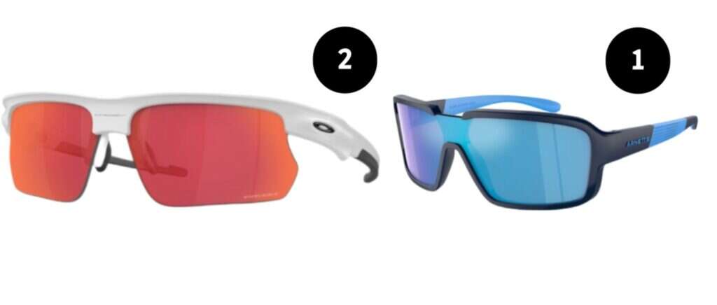 1) משקפיים של ארנט. | יח"צ חו"ל | 2) משקפיים של אוקלי.