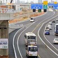 כביש 1, סמוך למחלף בן גוריון. | יוסי זליגר, פלאש 90
