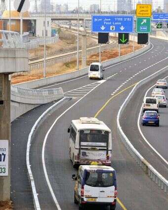 כביש 1, סמוך למחלף בן גוריון. | יוסי זליגר, פלאש 90