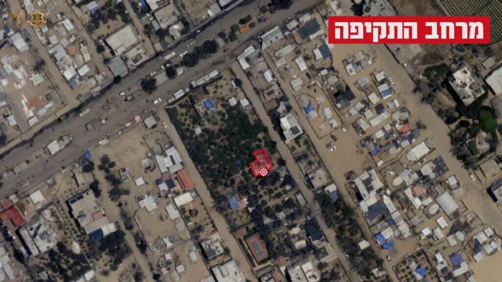 מתחם התקיפה. באדיבות דובר צה"ל