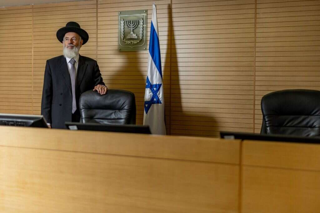 "הרבנות הראשית צריכה להיות יותר רלוונטית". הרב איגרא בבית הדין הגדול בירושלים, השבוע. | נעמה שטרן