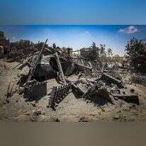 התקיפה שכוונה למוחמד דף, באזור המואסי בדרום הרצועה. | עאבד חאטיב, פלאש 90