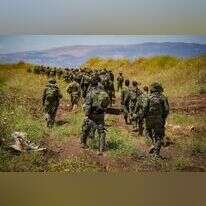 חיילי מילואים במהלך אימון ברמת הגולן. | אייל מרגולין, פלאש 90