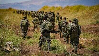 חיילי מילואים במהלך אימון ברמת הגולן. | אייל מרגולין, פלאש 90