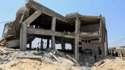 נסיון ההתנקשות במוחמד דף. | עבד רחים חטיב - פלאש 90הפגזה חרבות ברזל הפצצה עזה מרכז הרצועה מסגד