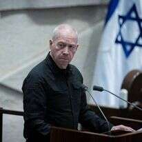 שר הביטחון, יואב גלנט. | חיים גולדברג, פלאש 90