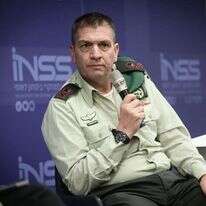 ראש אמ"ן, האלוף אהרן חליוה בכנס אוניברסיטת תל אביב. | אבשלום ששוני - פלאש90