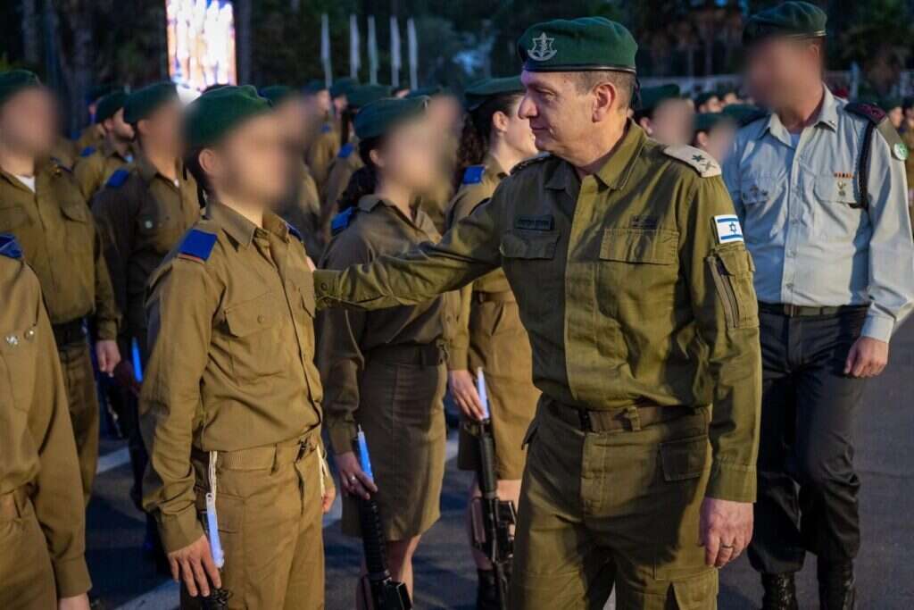 ראש אמ"ן היוצא, אלוף אהרון חליוה, אתמול. | דובר צה"ל