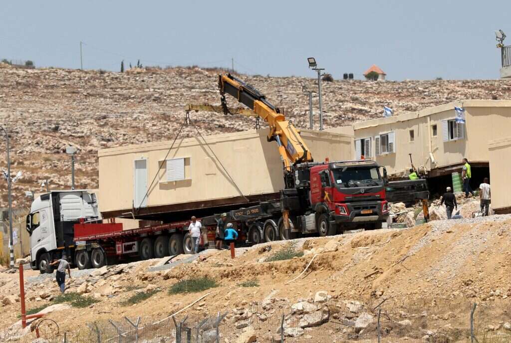 משבר שלא נצרב בזיכרון. פינוי קרוואנים באדוריים, 2021. | אי.פי.איי