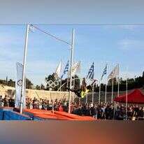 הקופץ במוט הסעודי חוסיין אל־חזאם. | EPA