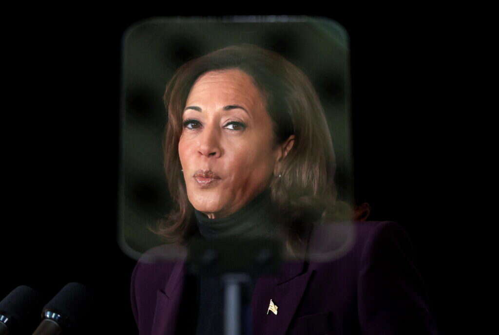 סגנית הנשיא והמועמדת לנשיאות, קמלה האריס. | EPA