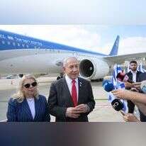 ראש הממשלה נתניהו בהצהרה לתקשורת לפני טיסתו לארה"ב. לע"מ