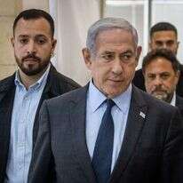 נתניהו בבית המשפט המחוזי לאחר עדותו של ארנון מילצ'ן, יוני 2023. | אורן בן חקון - פלאש 90