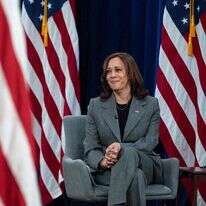 סגנית הנשיא והמועמדת לנשיאות, קמלה האריס. | AFP