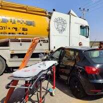 זירת התאונה, היום. | דוברות מד"א זירת התאונה, היום. | דוברות מד"א