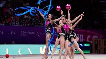 נבחרת ישראל בהתעמלות אומנותית. | AFP