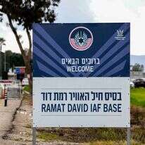 הכניסה לבסיס חיל האוויר ברמת דוד. | דוד כהן, פלאש 90