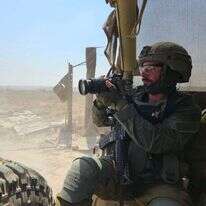 לוחמי חטיבת אלכסנדרוני במסדרון נצרים. | ישי אלמקייס