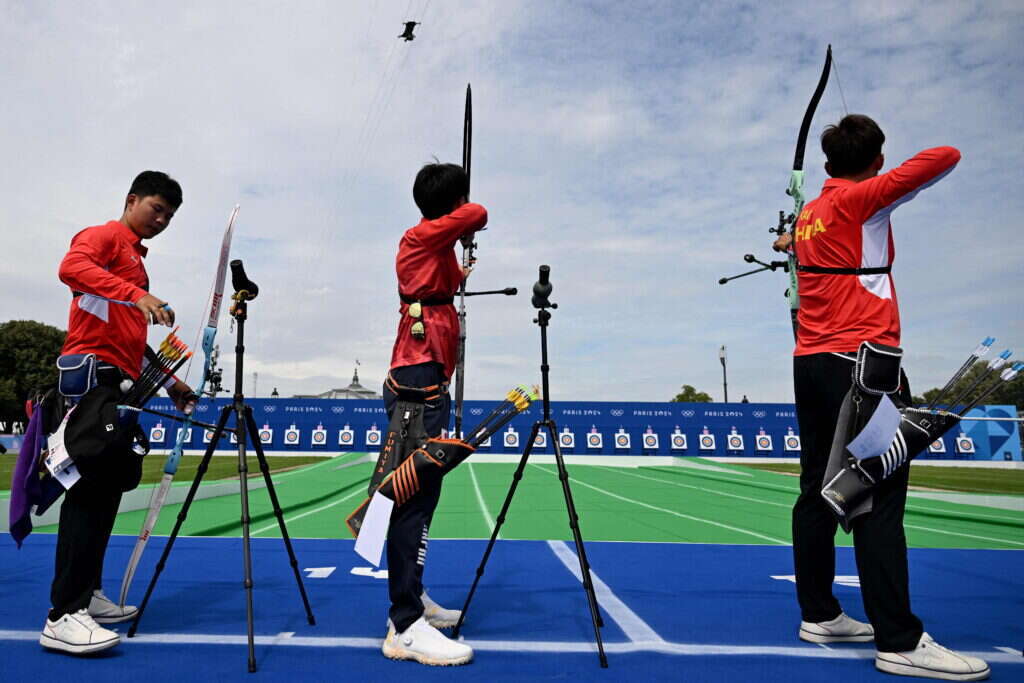 נערכים לתחרויות החץ וקשת באולימפיאדת פריז. | AFP