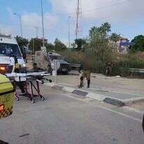 זירת הפיגוע. | מד"א