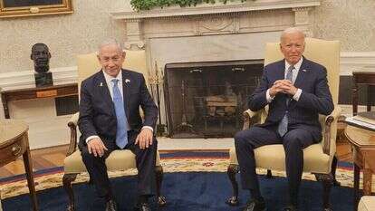 פגישת ביידן ונתניהו בבית הלבן. | הודיה כריש חזוני פגישת ביידן ונתניהו בבית הלבן. | הודיה כריש חזוני