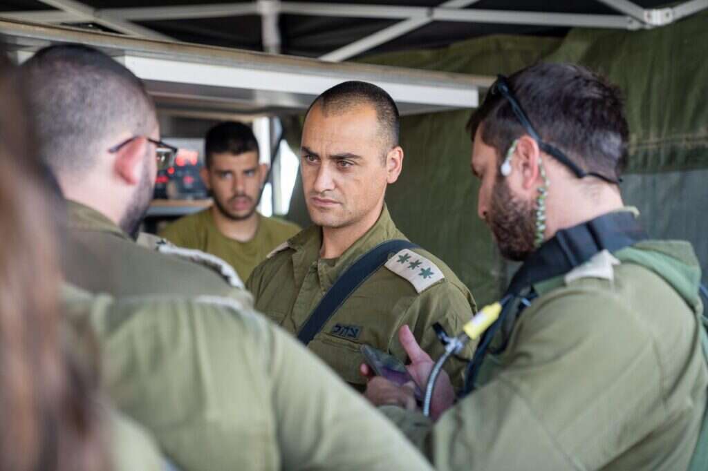 מפקד חטיבת מנשה, נתנאל שמכה. | דובר צה"ל