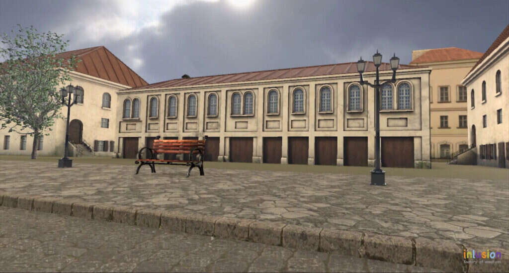 הדמיית בית הכנסת הגדול של וילנה. הדמיה: חברת UAB Inlusion Netforms