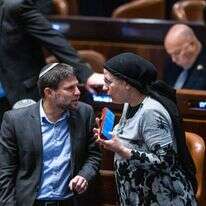 סמוטריץ' וסטרוק במליאה, 2022. | אוליבייה פיטוסי, פלאש 90