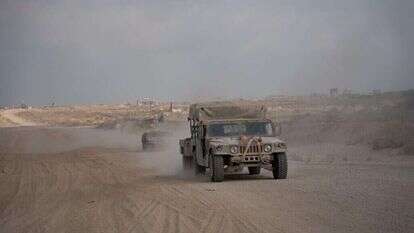 כוחות צה"ל במסדרון נצרים. | דובר צה"ל