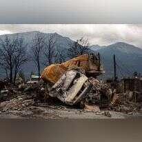 השריפות בעיירה ג'ספר, קנדה. | Amber Bracken/The Canadian Press via AP