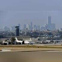 נמל התעופה הבינלאומי רפיק חרירי בביירות, שדה התעופה היחיד בלבנון. | EPA/WAEL HAMZEH