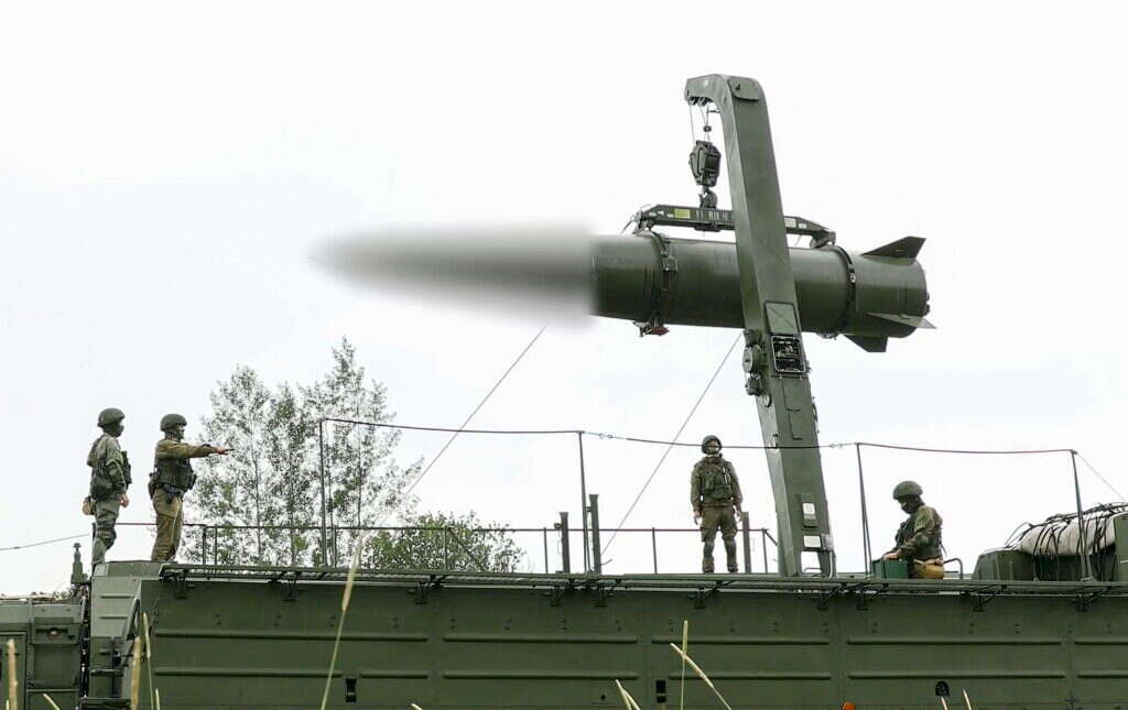 טיל גרעיני של רוסיה. | EPA