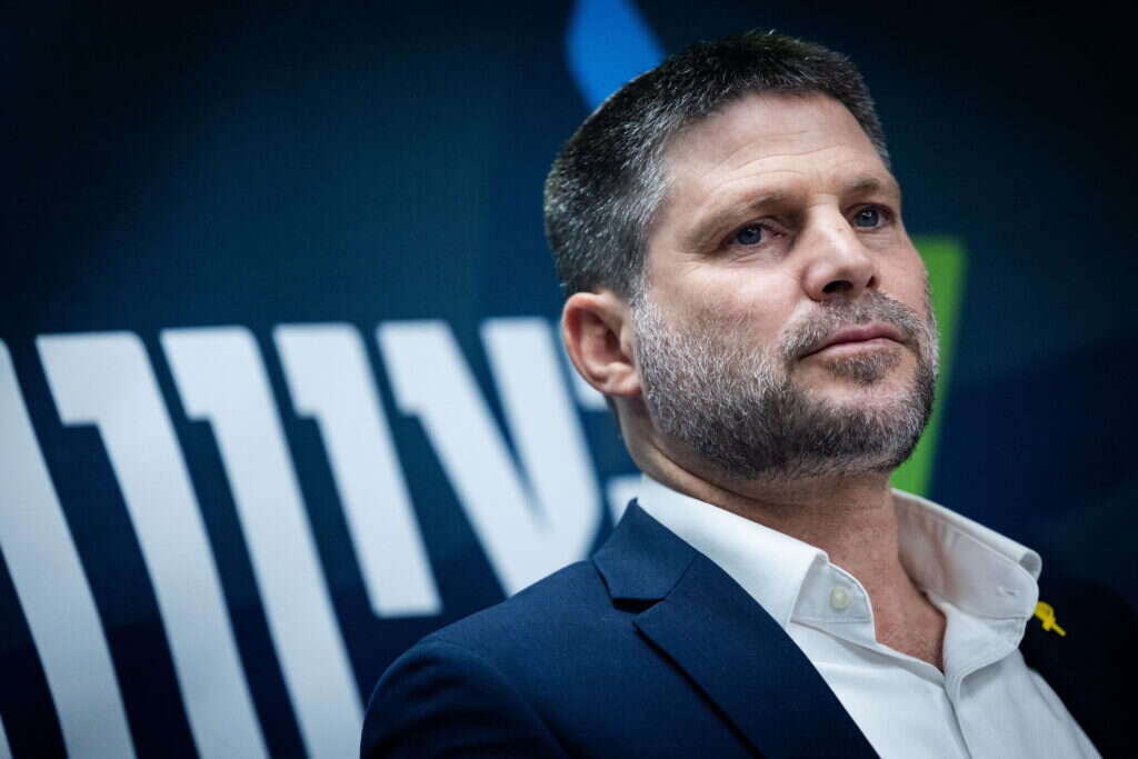 שר האוצר ויו"ר "הציונות הדתית", בצלאל סמוטריץ'. | יונתן זינדל, פלאש 90