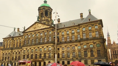 הארמון המלכותי באמסטרדם. | מסך מיוטיוב