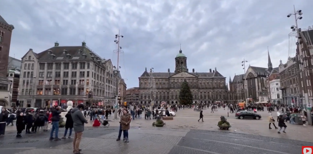 הארמון המלכותי באמסטרדם. | מסך מיוטיוב