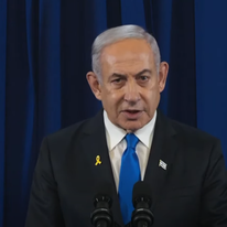 נתניהו בקריה. | מסך מיוטיוב