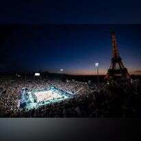 תחרות כדורעף חופים באולימפיאדה בפריז. | AFP