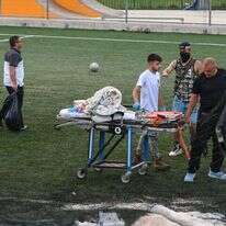 זירת הפגיעה במג'דל־שמס, בשבת. | מיכאל גלעדי, פלאש 90