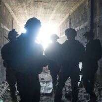 מנהרת הענק מתחת לציר פילדלפי. | דובר צה"ל